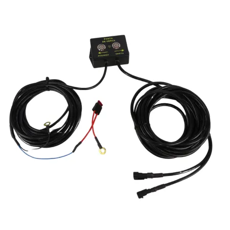 KIT PONTA CERCA BARRA 12V PULVERIZADOR AGRICOLA E BICO VERDE