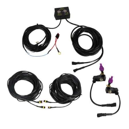 KIT PONTA CERCA BARRA 12V PULVERIZADOR AGRICOLA E BICO LILÁS