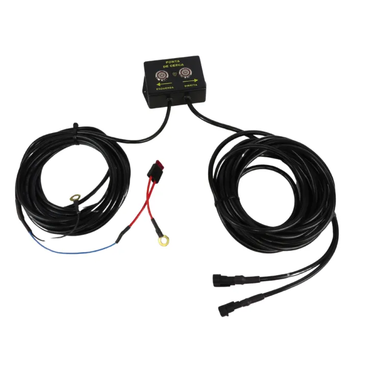 KIT PONTA CERCA BARRA 12V PULVERIZADOR AGRICOLA E BICO LILÁS