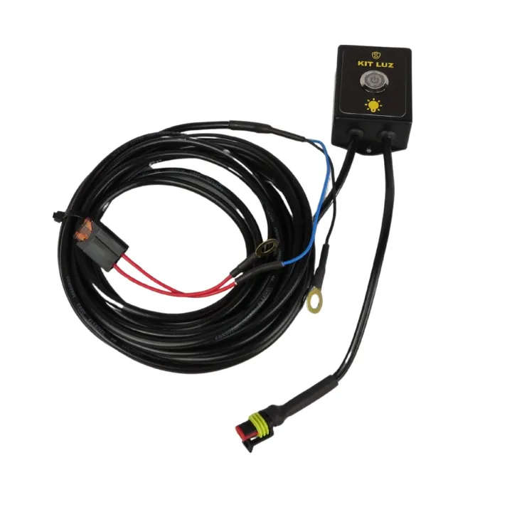 KIT FAROL LUZ LED AZUL UNIVERSAL PULVERIZADOR NOTURNO BLUE