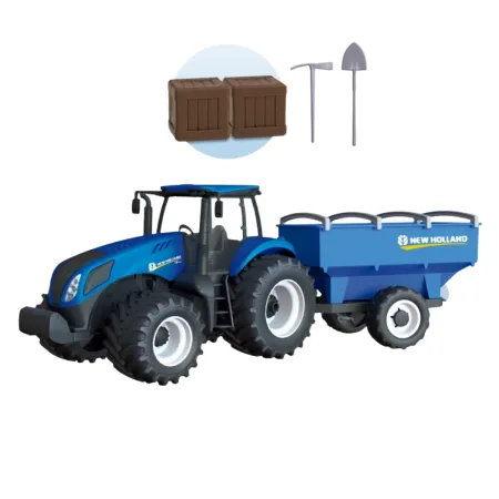 TRATOR NEW HOLLAND T8 GRANELEIRO BRINQUEDO 1/30