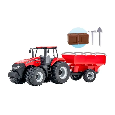 TRATOR CASE MAGNUM 380 GRANELEIRO BRINQUEDO 1/30